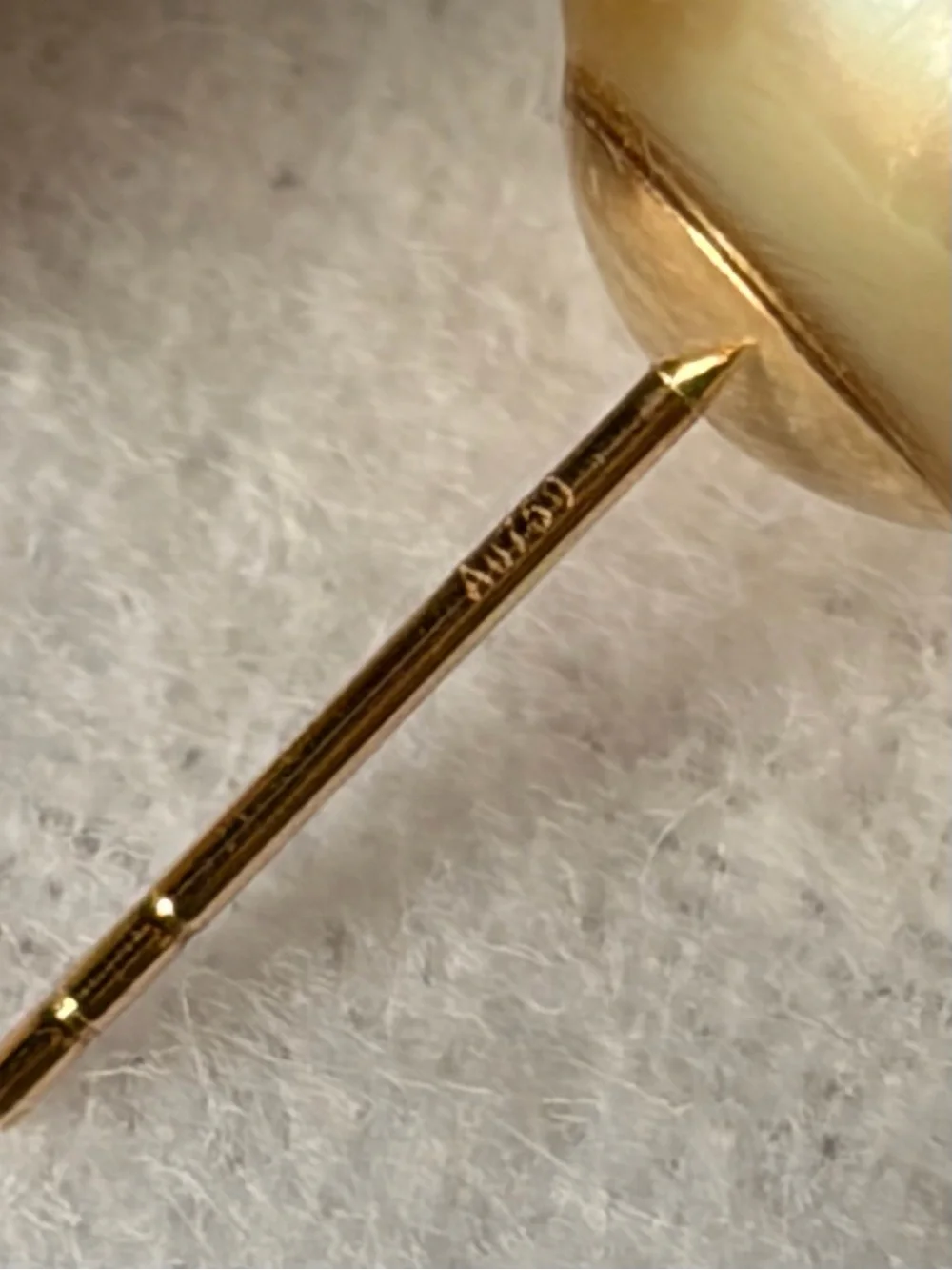 18K Gold South Sea Pearl Stud Earrings